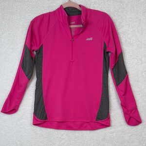 Avia Fuchsia and Charcoal Long Sleeve Top